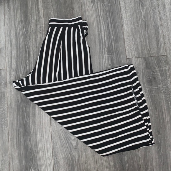 H&M Pants - forever 21 striped wide leg pants